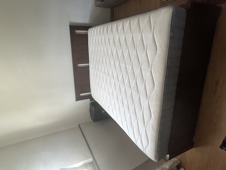 Riyadh, Furniture, SAR 1450,  IKEA Bed Frame + Pocket Spring Mattress