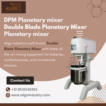 Mumbai, Industrial Machinery, INR 01,  High-Performance DPM Planetary Mixer | Advanced Double Blade Planetary Mixer