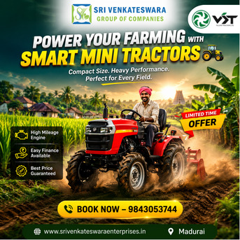 Madurai, Farm & Garden, Smart Mini Tractors For Small Farms &ndash; Compact & Powerful