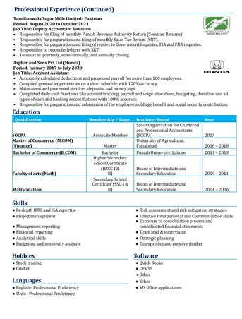 Riyadh, Job Seekers, Senior Accountant / Chief Accountant