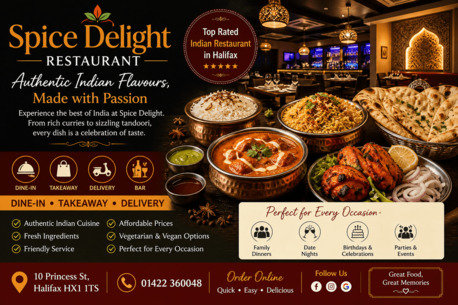 London, Restaurants, Spice Delight Restaurant Halifax &ndash; Best Indian Food & Curry House In HX1