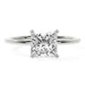 USD 1494,  Natural 2.00cts Square Cut Lab Diamond Solitaire Diamond Rings