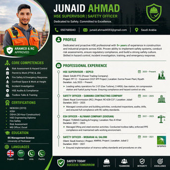 Jubail, Job Seekers, Safety Officer/supervisor