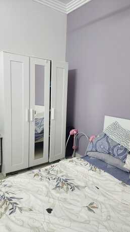 Al Malaz, Furniture, SAR 1450,  IKEA_MALM BED W/mattress And Brimnes 3 Door Wardrobe W/mirror