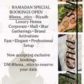Henna Artist / Mehendi Artist (Riyadh)