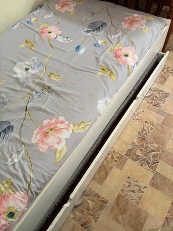 Jeddah, Furniture, SAR 1000,  Urgent Sale: 2 Customized Bed With Mattress & Storage &ndash; Like New