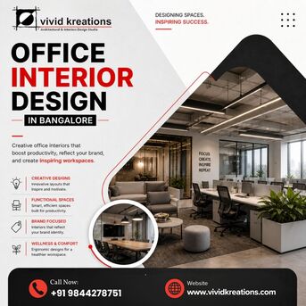 Bangalore, Household, Office Interior Design In Bangalore