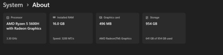 Riyadh, Computers, SAR 1000,  Ryzen 5 5600H Laptop