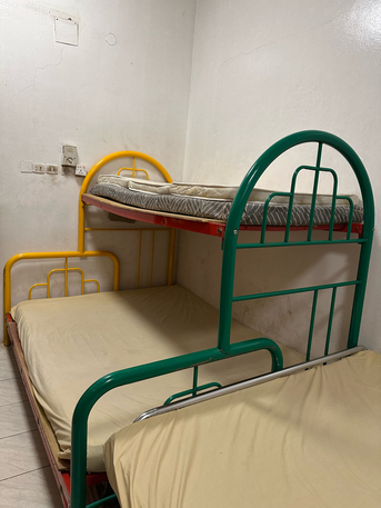 Riyadh, Furniture, SAR 200,  Sturdy Metal Bunk Bed With Mattresses Included