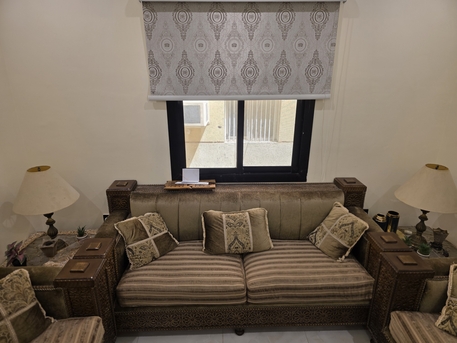 Al Aziziyah, Furniture, SAR 1000,  9 Seater Sofa Set With 1 Center Table And 2 Side Table