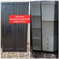 BHD 28,  ✅️ Tall 2 Door Cupboard For Sale In Good Condition With Delivery