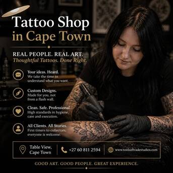 Cape Town, Beautician, Tattoo Shop In Cape Town That Feels Right