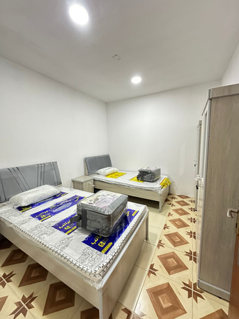 Jubail, Apartments, Flats, Houses & Villas, SAR 2400/month,  2 BR,  Fully Furnished Flat For Rent For 4 People(Bacholers)