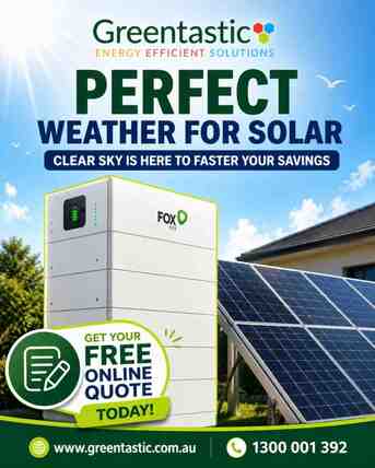 Melbourne, Air Conditioners, AUD 5499,  PERFECT WEATHER FOR SOLAR &ndash; SAVE MORE WITH GREENTASTIC!