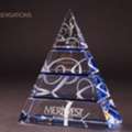 Elegant Custom Crystal Trophy For Corporate Events