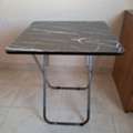 BHD 1,  STEEL STUDY TABLE WITH TOP WOOD FOR SALE WITH PLASTIC CHAIR