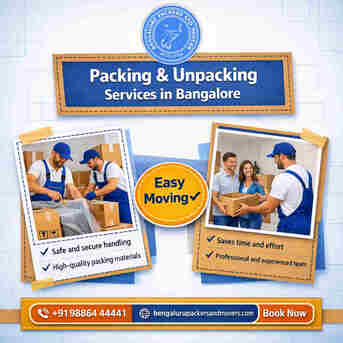 Bangalore, Labor/Moving, Packing & Unpacking Services In Bangalore