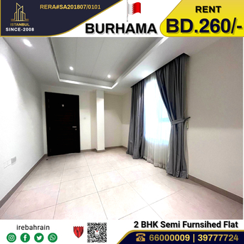 Sanabis, Apartments, Flats, Houses & Villas, BHD 260/month,  Furnished,  2 BR,  Modern 2-Bedroom Luxury Apartment For Rent In Burhama