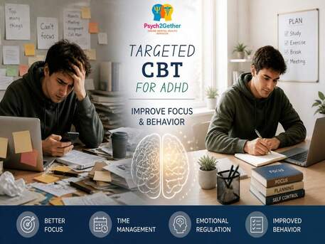 London, Health, CBT For ADHD To Improve Focus & Daily Behaviour