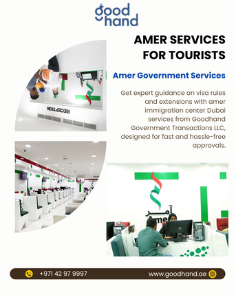 Dubai, Travel, Amer Immigration Center Dubai - Goodhand Government Transactions LLC