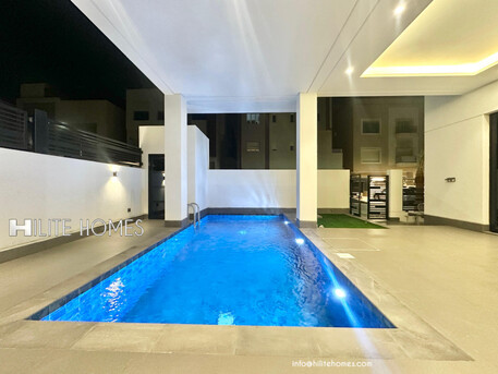 Kuwait City, Apartments, Flats, Houses & Villas, KWD 2350/month,  4 BR,  Brand New 4-Master Bedroom Villa With Private Pool For Rent In Abufathira
