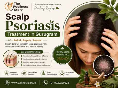 Gurugram, Creative, Expert Scalp Psoriasis Treatment In Gurugram | Wellness Story