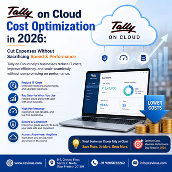 Noida, Computer, Tally On Cloud Cost Optimization In 2026: Cut Expenses Without Sacrificing Speed