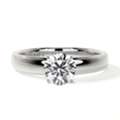 USD 1317,  Affordable IGI 0.43 Carat Round Shape Women's Diamond Rings At GemsNY