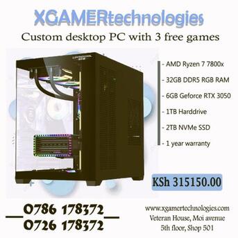 Nairobi, Electronics, KES 315150,  Custom Produced Ryzen 7 PC With GeForce RTX 3050
