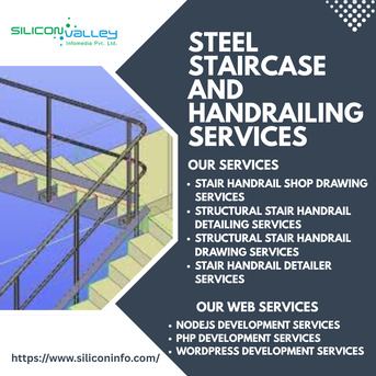 New York, Construction, USA-Based Steel Staircase And Handrailing Detailing Services For Industrial Applications