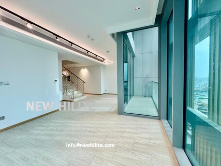 Daiya, Apartments, Flats, Houses & Villas, KWD 1200/month,  3 BR,  Brand New 3BR Duplex Sea View Apartment For Rent In Daiya, Kuwait
