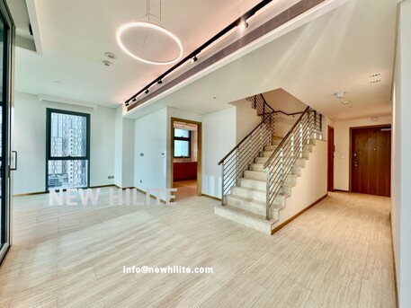 Daiya, Apartments, Flats, Houses & Villas, KWD 1200/month,  3 BR,  Brand New 3BR Duplex Sea View Apartment For Rent In Daiya, Kuwait