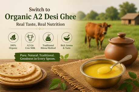 Jaipur, Food, INR 2050,  Switch To Organic A2 Desi Ghee &ndash; Real Taste, Real Nutrition