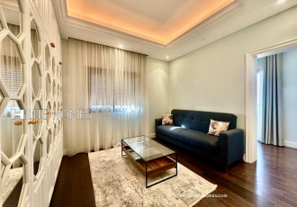 Salmiya, Apartments, Flats, Houses & Villas, KWD 3000/month,  Furnished,  3 BR,  Seaview Furnished Three-Bedroom Floor With Private Pool & Balcony In Salmiya