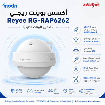 Dammam, Electronics, SAR 1,  أكسس بوينت ريجي Reyee RG-RAP6262 &ndash; تغطية لاسلكية احتراف
