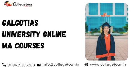 Lucknow, Lessons Offered, Galgotias University Online MA Courses