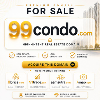 Dubai, Web Design & Development, 99condo &ndash; Premium Property Domain For Expat Market 🌍🏙️