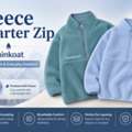 Fleece Quarter Zip By Rainkoat &ndash; Stylish, Warm & Everyday Comfort