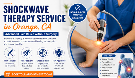 New York, Health, Shockwave Therapy Service In Orange, CA