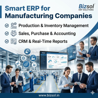 Noida, Software Development, Best ERP For Manufacturing Industry In India | Bizsol
