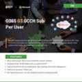 O365 G3 GCCH Sub Per User-DIB | ECF Cloud Solution Store