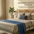 INR 1499,  Bedsheet Single Bed Cotton With Pillow Cover 100% Pure Cotton, Handloom Woven