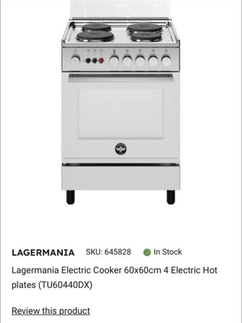 Dammam, Electronics, SAR 499,  Electric 4 Plate Stove With Oven