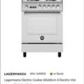 SAR 499,  Electric 4 Plate Stove With Oven