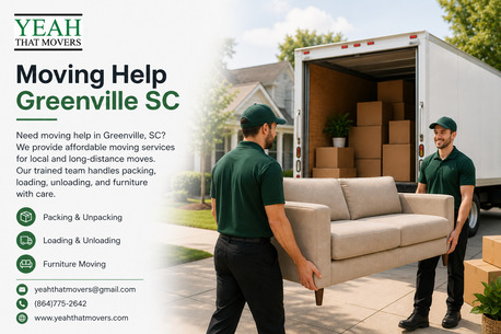 New York, Labor/Moving, Moving Help Greenville, SC By Yeah That Movers