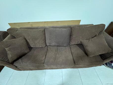 Jubail, Furniture, SAR 800,  7 Seater Sofa Set For Sale &ndash; Good Condition