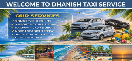 Goa, Travel, Dhanish Taxi Service - Airport Taxi Service In Goa