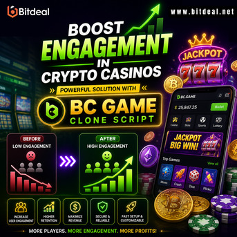 Dubai, Business, Fix Low Engagement In Crypto Casinos With BC Game Clone Script