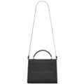 USD 456,  CASSANDRA Medium Top Handle Bag In Grain De Poudre Embossed Leather Knockoff &ndash; YSL-001