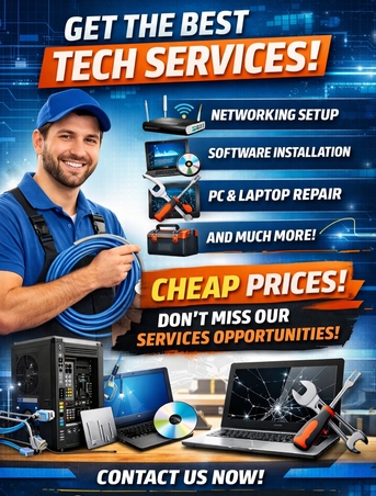 Riyadh, Computer, I Am Offering Services Regarding Networking, Installation Of Softwares, Repairing Hardware